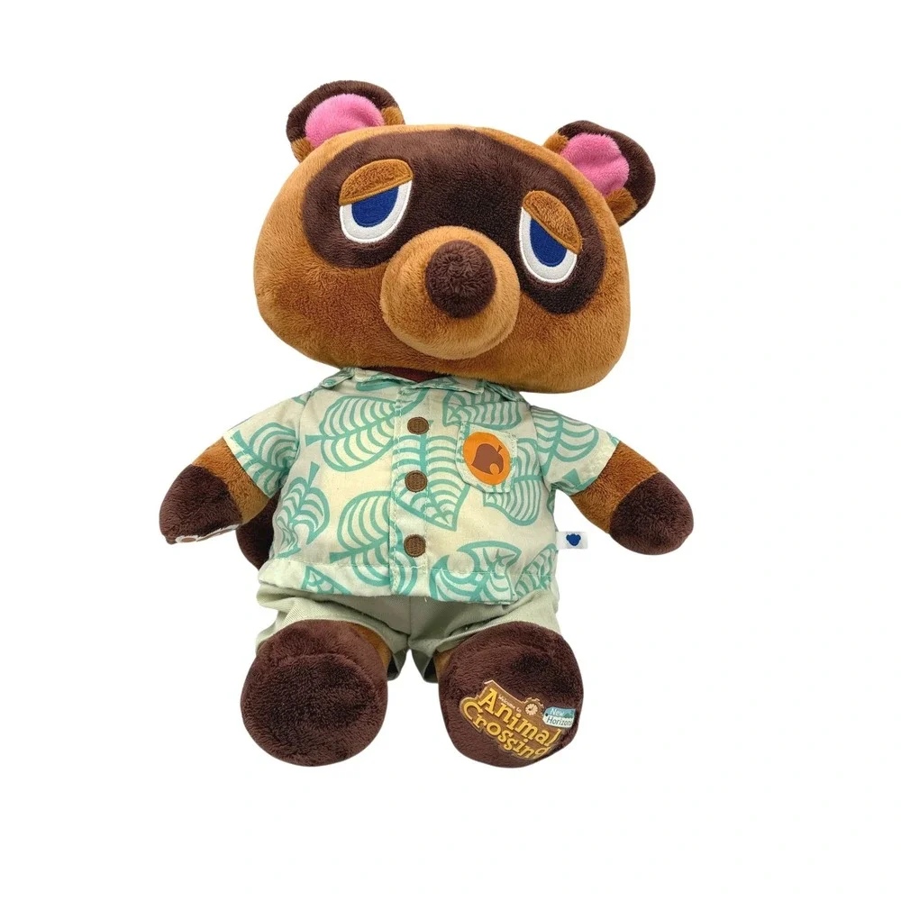Build-A-Bear Animal Crossing Tom Nook Plush w/ Leaf‎ Shirt & Shorts 13